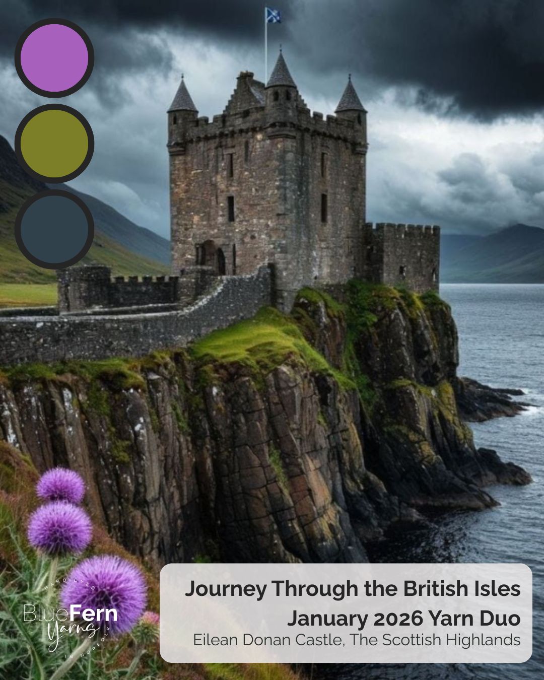British Isles - January 2026 - Monthly Yarn Duo