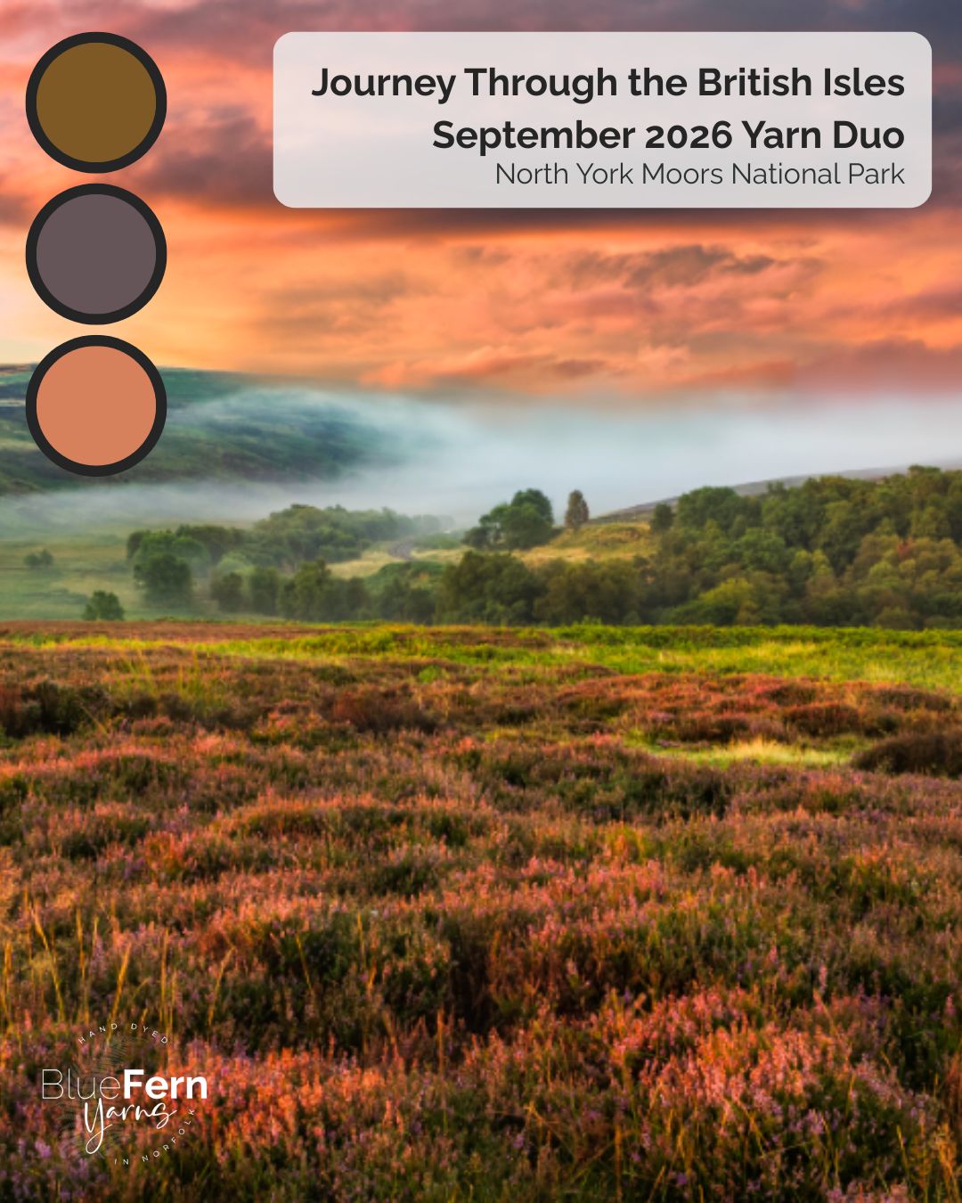 British Isles - Monthly Yarn Duo - Quarterly Option (Jul-Sep)