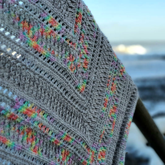 Silver Echos Shawl Pattern