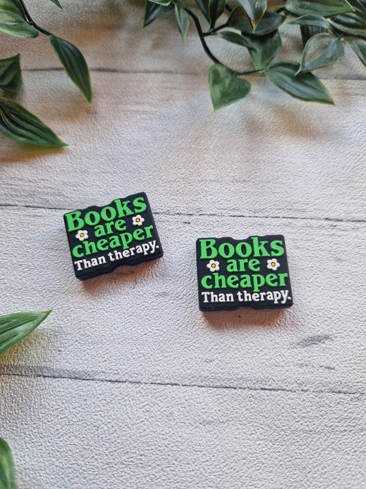 Books are cheaper than therapy Needle Stoppers