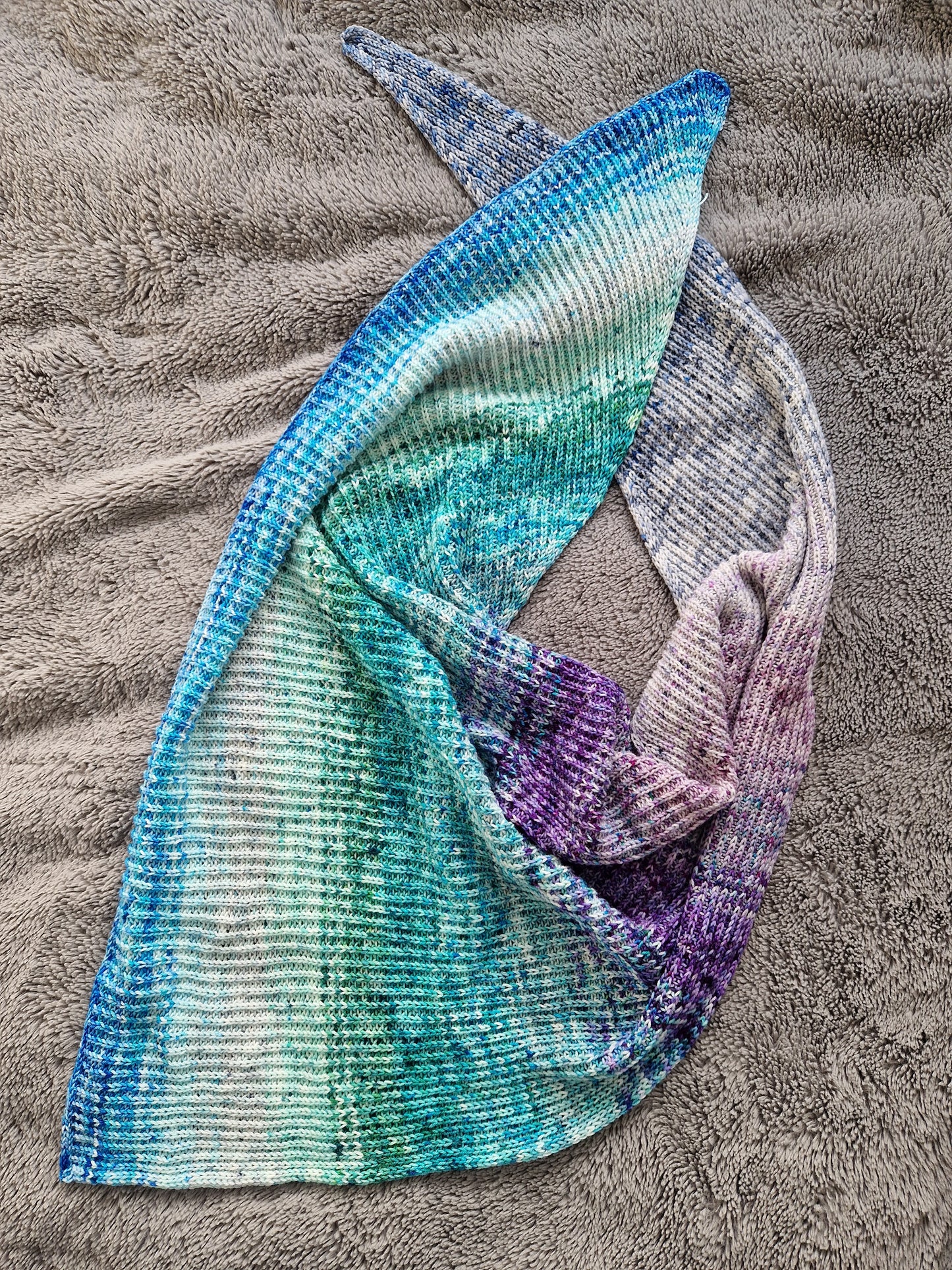 Fisherman's Rib Shawl Pattern - Knit