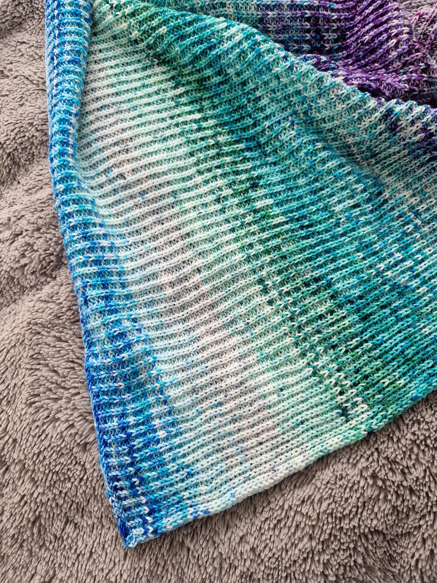 Fisherman's Rib Shawl Pattern - Knit