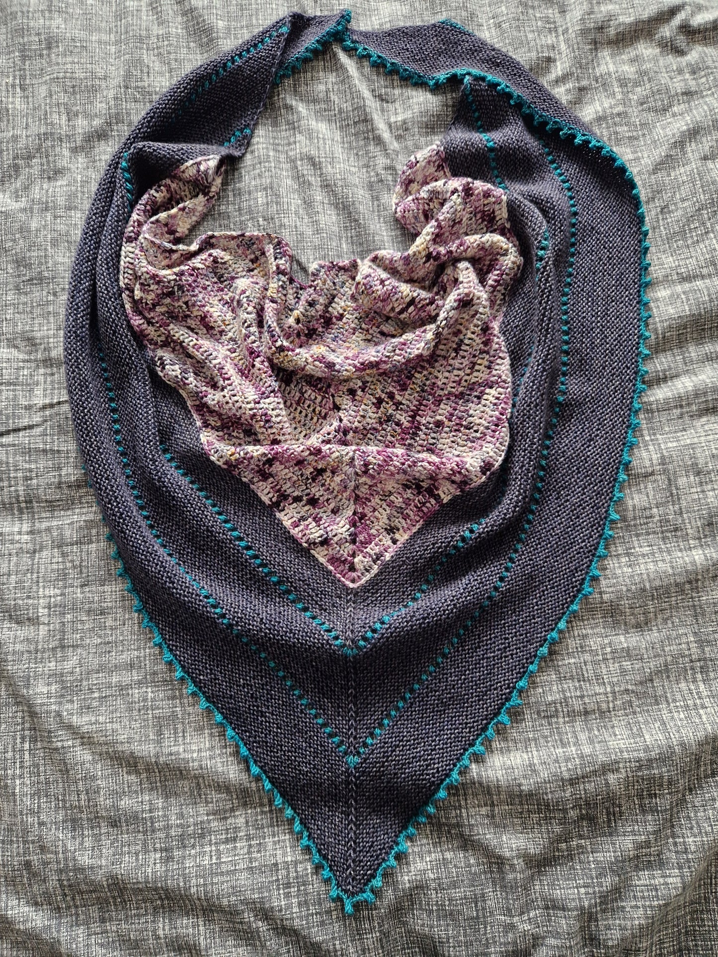 Mixed Media Shawl Pattern