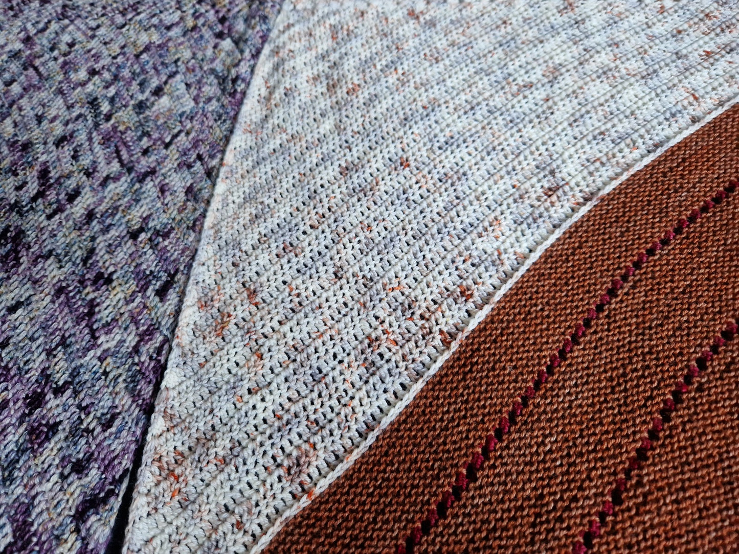 Mixed Media Shawl Pattern