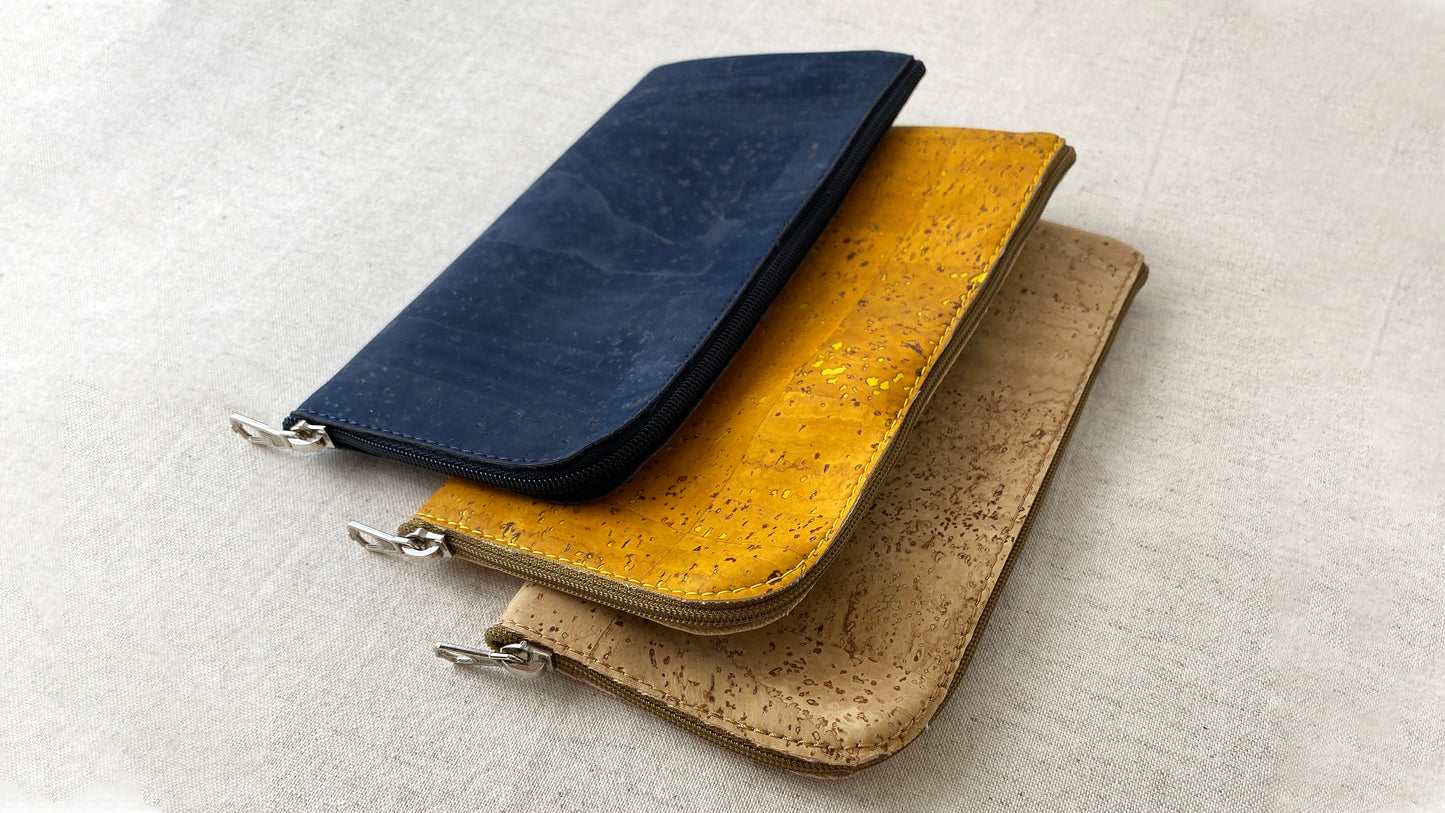 Natural Cork Notions Pouch