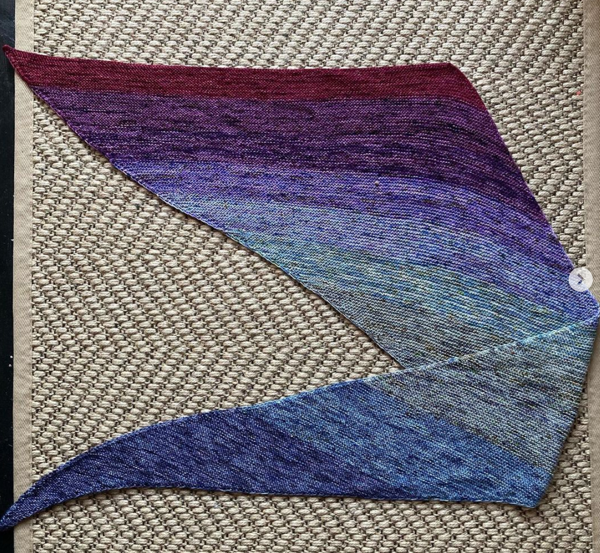 Simple Fade Shawl Pattern