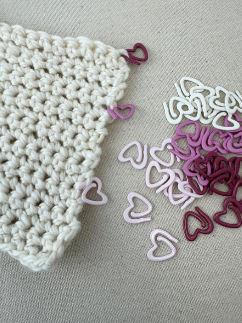 Heart Stitch Markers for Crocheters - All Stitch