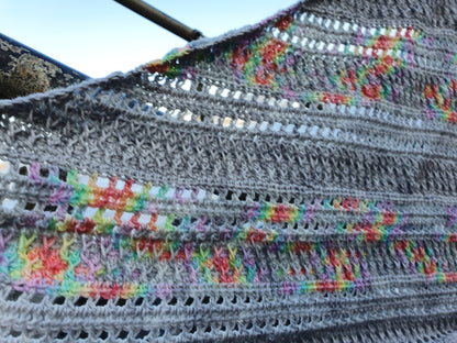 Silver Echos Shawl Pattern