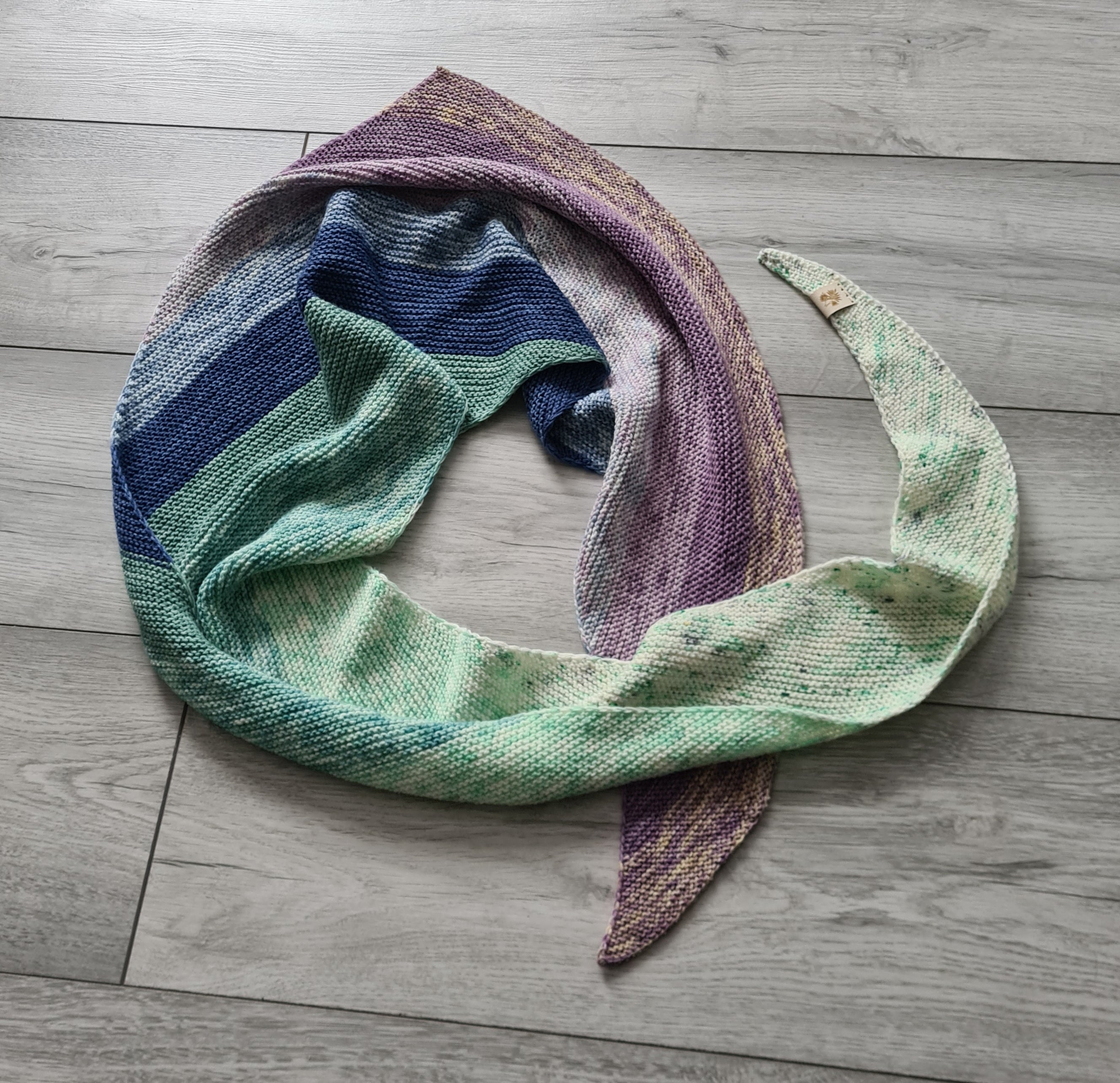 Simple Fade Pattern Simple Fade Shawl Pattern – Blue Fern Yarns
