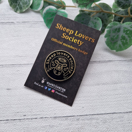 Sheep Lovers Society Badge