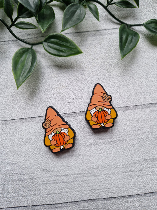 Gnome Pumpkin Needle Stoppers