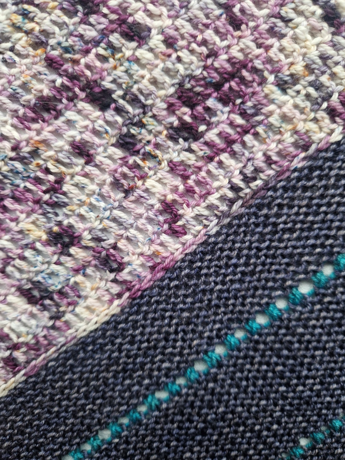 Mixed Media Shawl Pattern