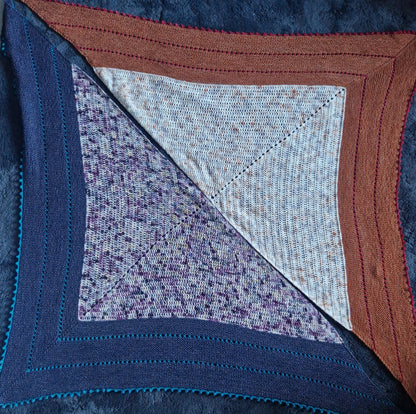Mixed Media Shawl Pattern