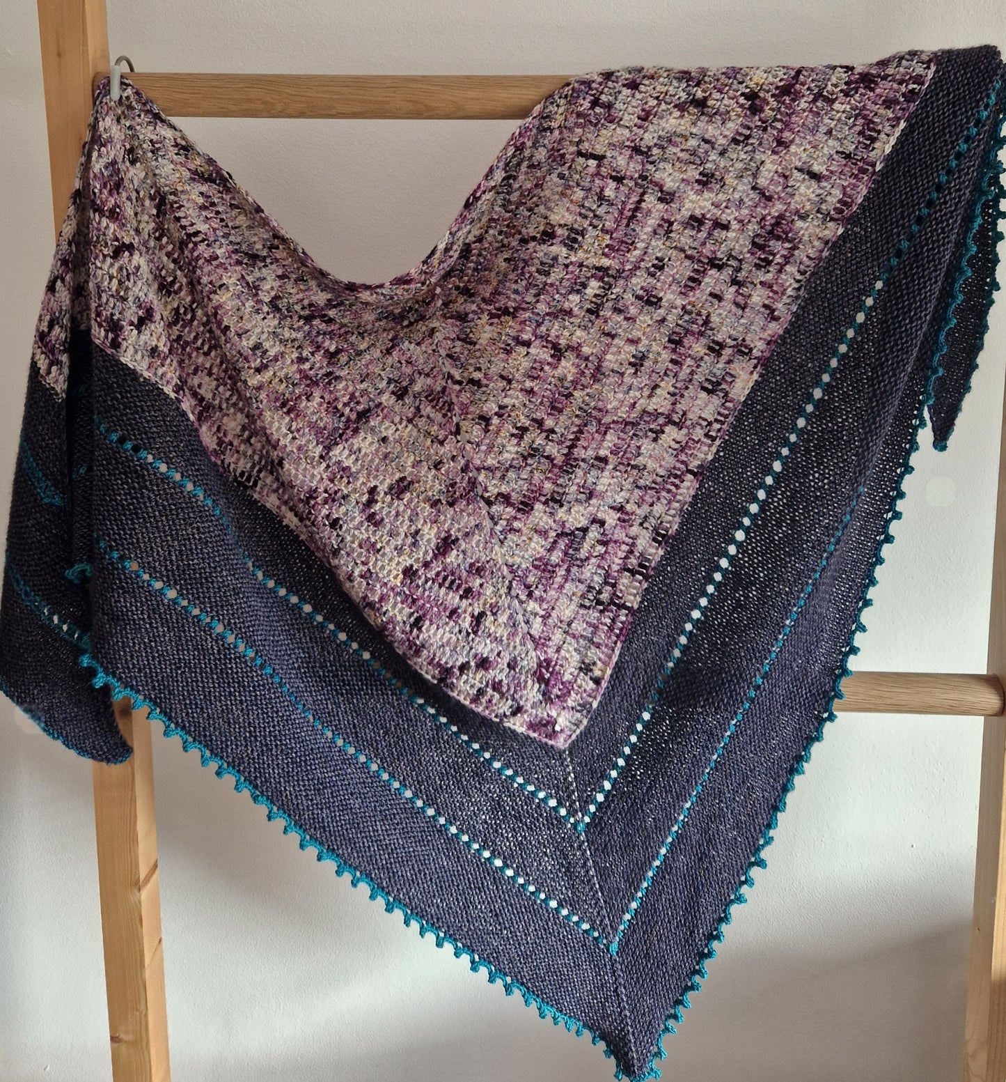 Mixed Media Shawl Pattern