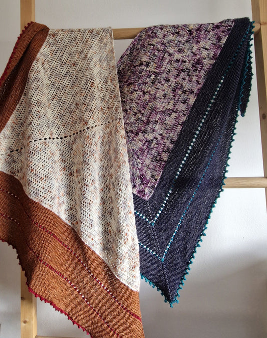 Mixed Media Shawl Pattern