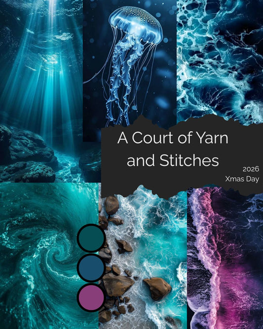 PREORDER - 2026 Advent X-Mas Day Skein - A Court of Yarn and Stitches