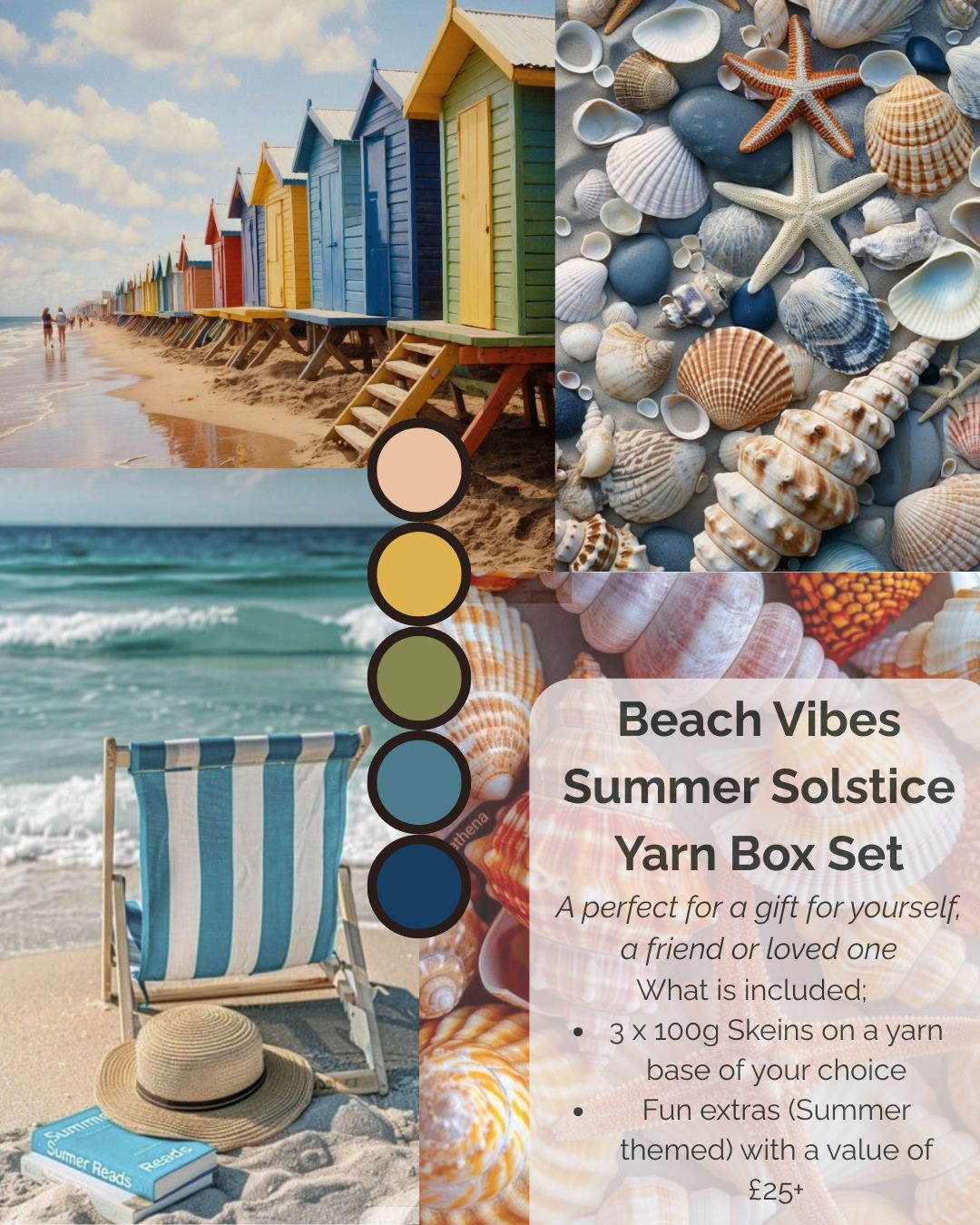 Beach Vibes Summer Solstice Yarn Set