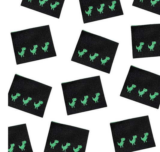 Dinosaur Clothing Tags