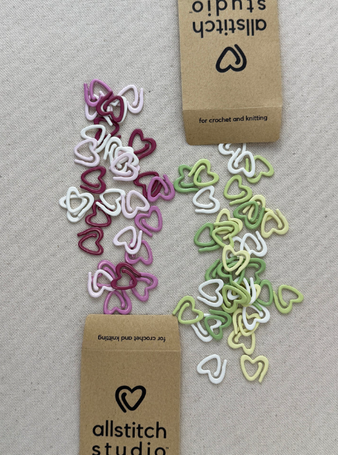 Heart Stitch Markers for Crocheters - All Stitch