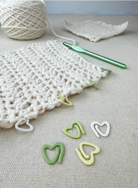 Heart Stitch Markers for Crocheters - All Stitch