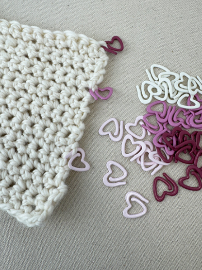 Heart Stitch Markers for Crocheters - All Stitch