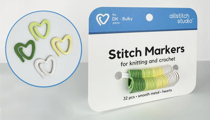 Heart Stitch Markers for Crocheters - All Stitch