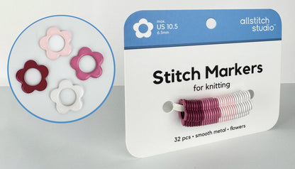 Snag Free Flower Stitch Markers - All Stitch (4mm-6.5mm)