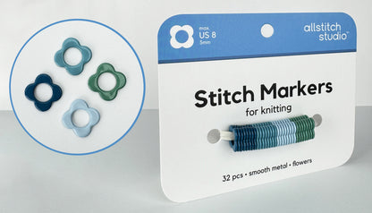 Snag Free Flower Stitch Markers - All Stitch (2mm-5mm)