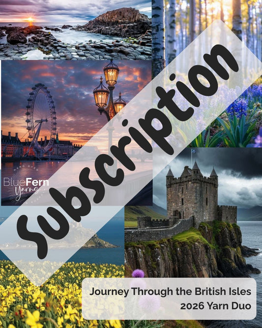 British Isles - Monthly Yarn Duo **SUBSCRITPTION**